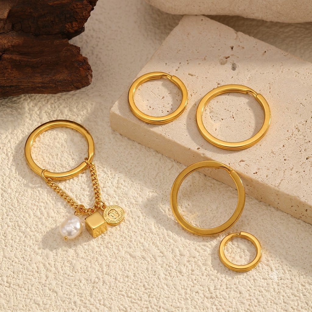 Jewelry Making Rings - 10 stuks roestvrijstalen 15-32mm ronde platte
