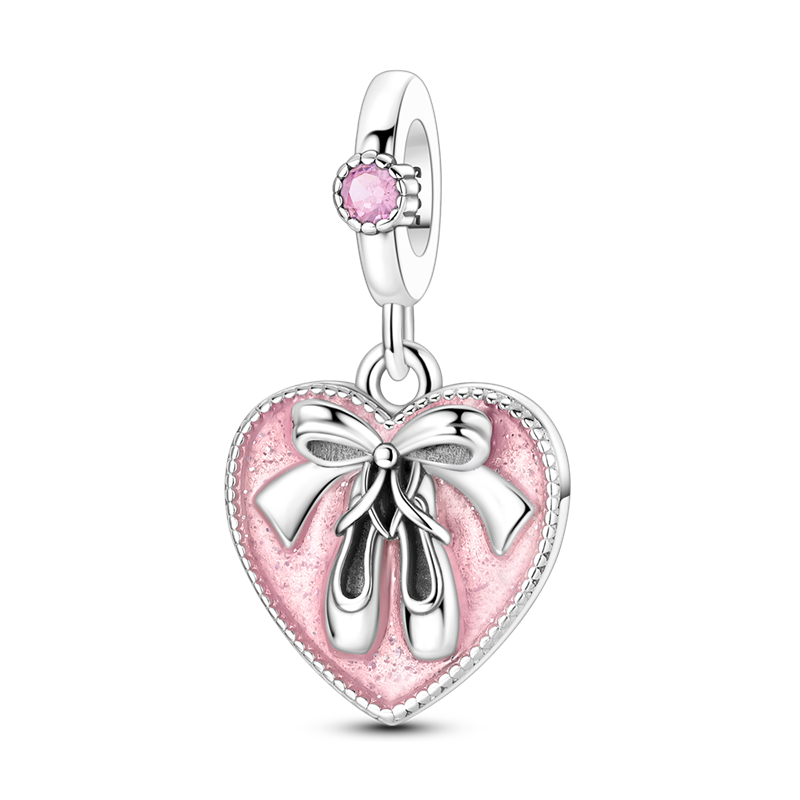 Jewelry Making Quotes - Ballerina Charm 925 Sterling Zilver Origineel