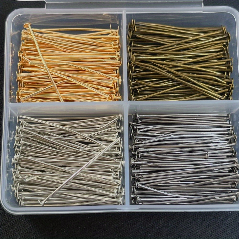 Jewelry Making Box - 400 stuks gemengde ijzeren kopspelden 30