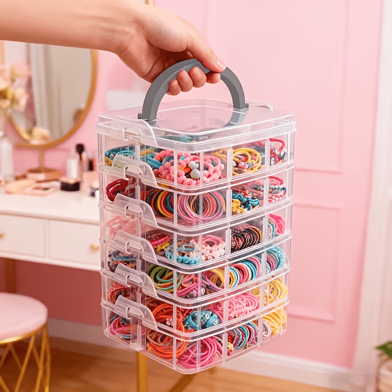 Jewelry Making Organizer - 5-laags transparante opbergdoos met deksel en