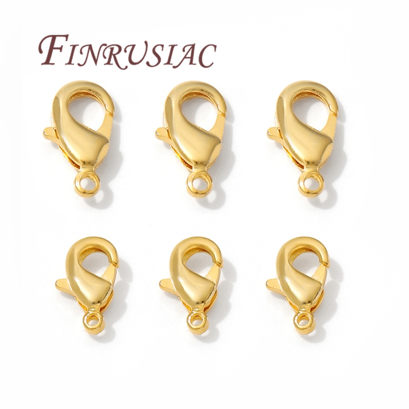 Jewelry Making Materials - 10mm 12mm 18K Vergulde Karabijn Voor
