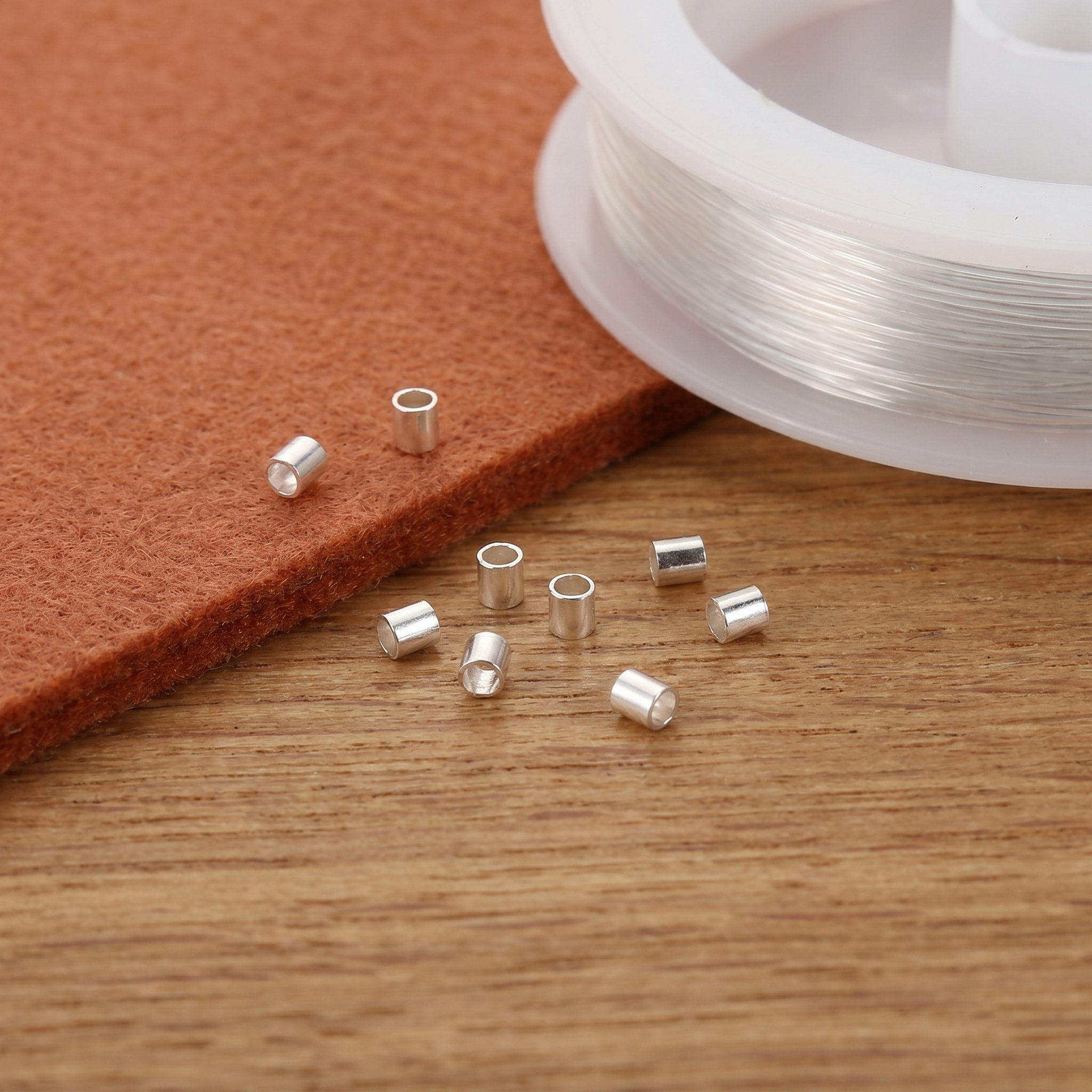 Jewelry Making Youtube - 1000 stuks koperen krimpbuizen, 1,5 mm,