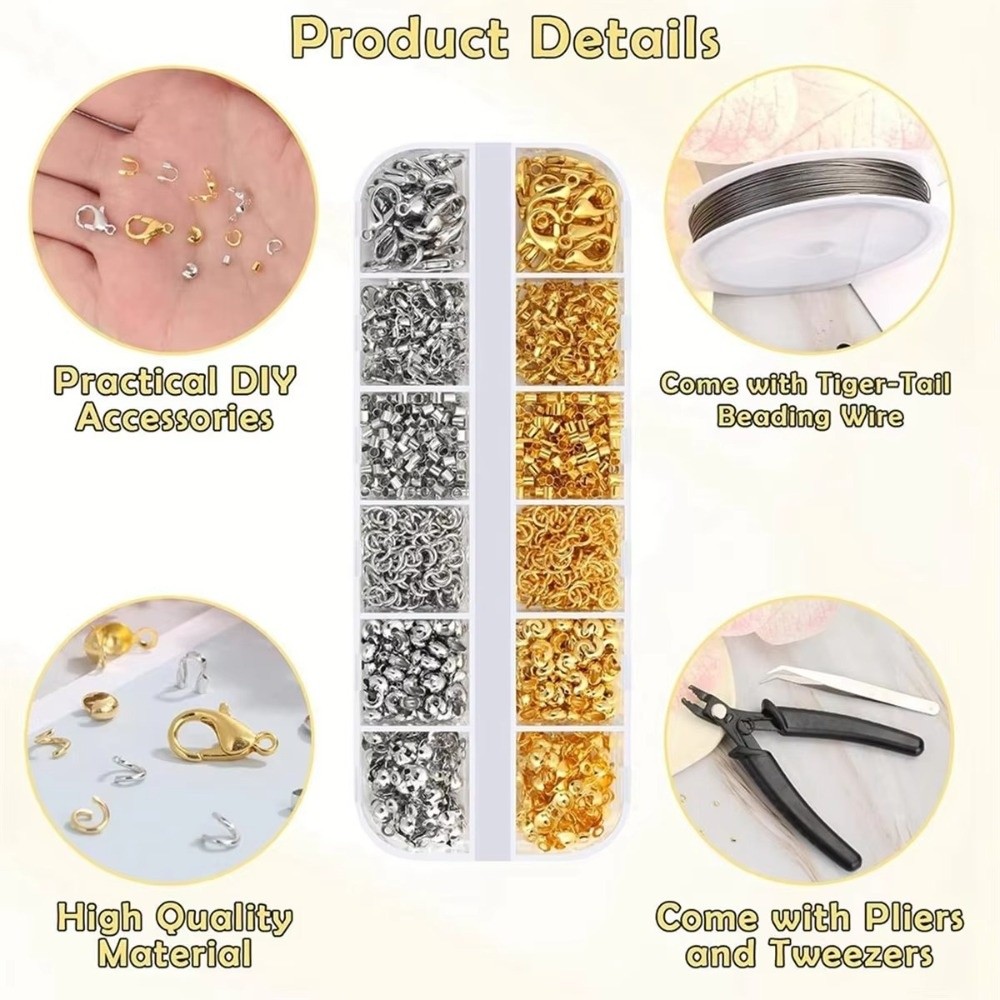 6/12 Grids Sieradenmaakset met - Jewelry Making Pliers Set recensie en prijs