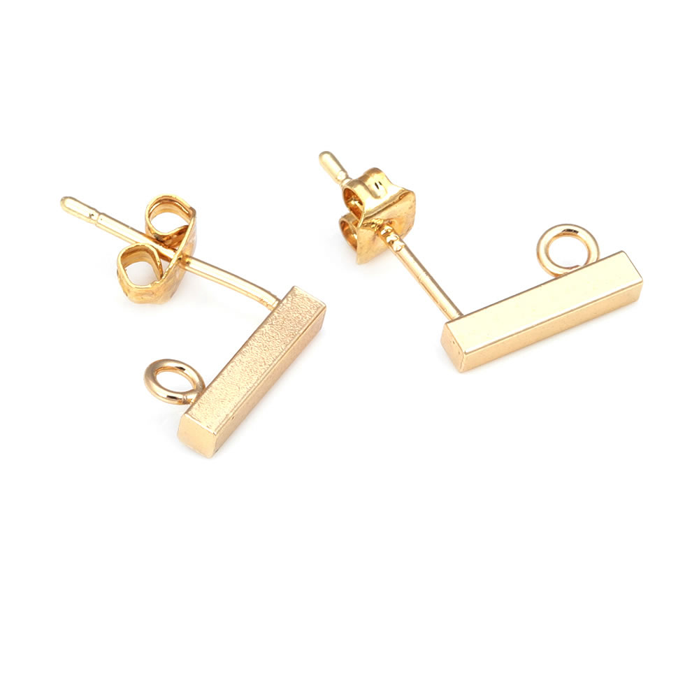 18K goudkleurig messing rechth - Jewelry Making Gold recensie en prijs