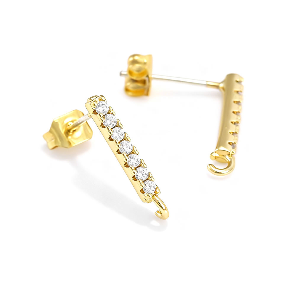18K goudkleurig messing rechth - Jewelry Making Gold recensie en prijs
