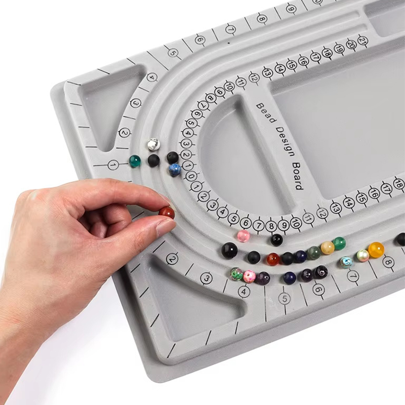 1 ST Grijs Gevlokt Kraal Board - Jewelry Making Organizer recensie en prijs