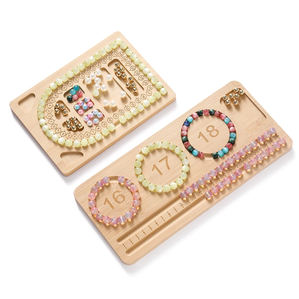 Houten gevlokte kralenbak DIY  - Jewelry Making Organizer recensie en prijs