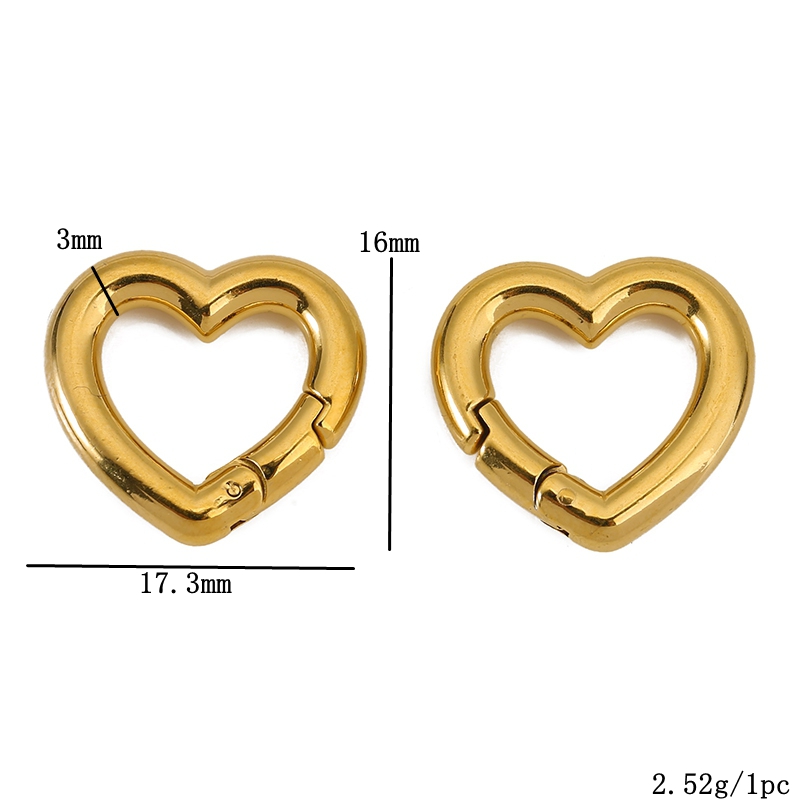 2 Stuks Rvs Sluitingen Hart Ro - Jewelry Making Materials recensie en prijs