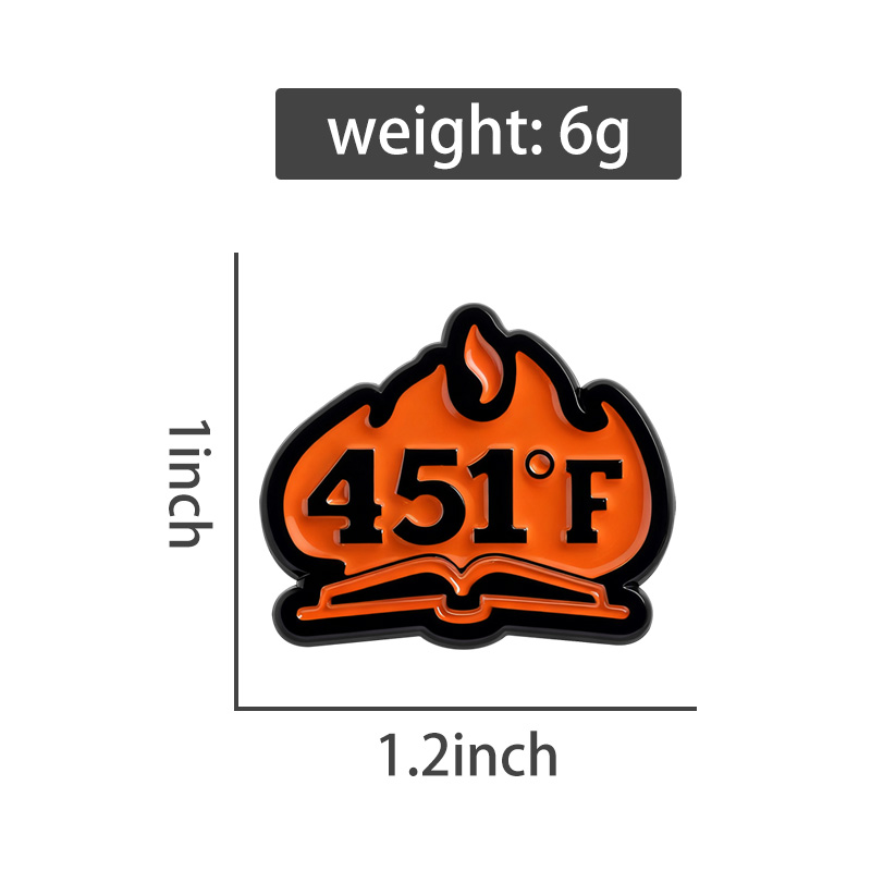451 Fahrenheit Emaille Pins Fi - Jewelry Making Journal recensie en prijs