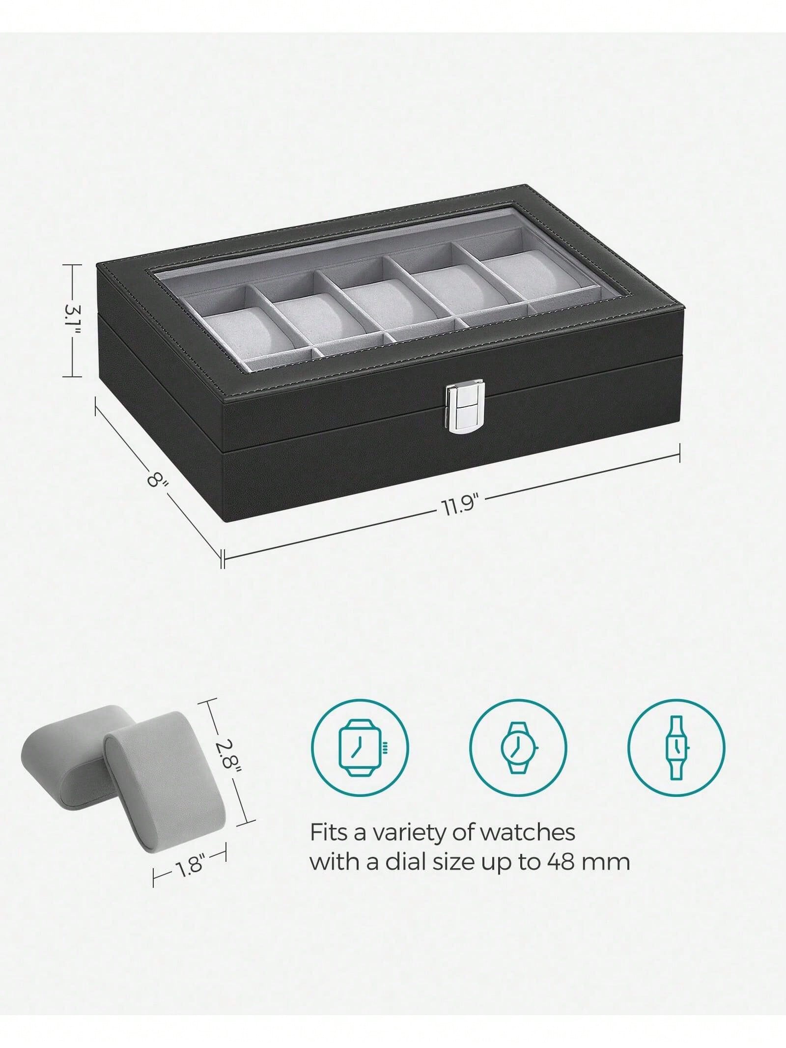 12-vakjes afsluitbare horloged - Jewelry Making Box recensie en prijs