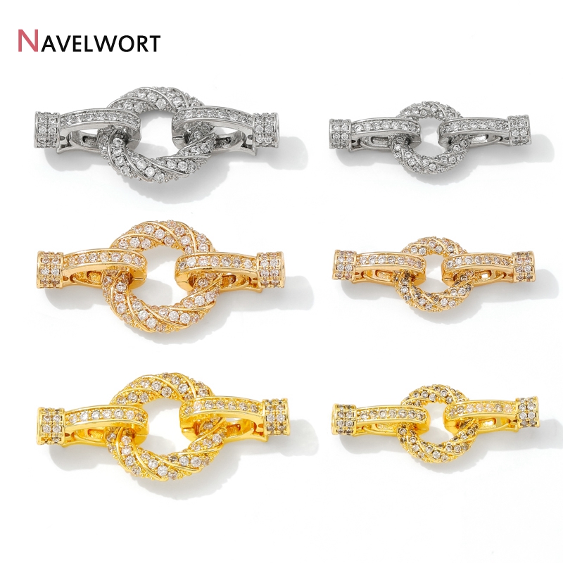 18K verguld messing met zirkoo - Jewelry Making Gold recensie en prijs