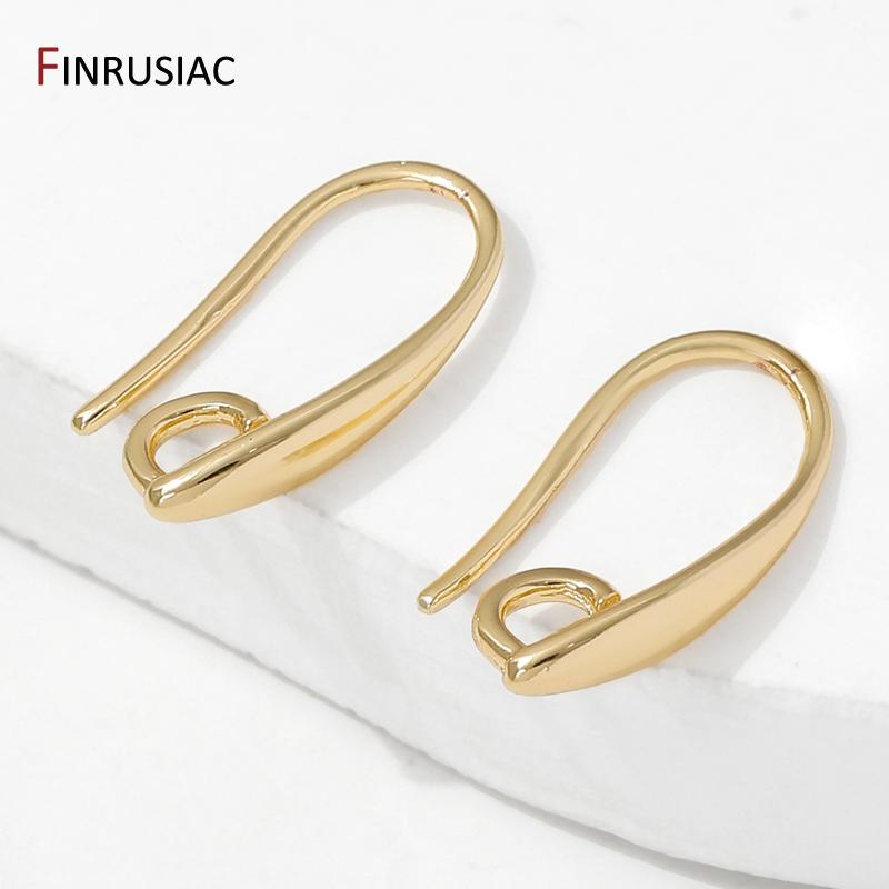 14K verguld messing gladde oor - Jewelry Making Gold recensie en prijs